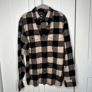 Banana Republic Organic Cotton Untucked Standard Fit Flannel Men's Size Medium